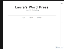 Tablet Screenshot of lauralisscott.com